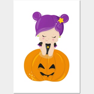 Halloween, Witch, Pumpkin, Boo, Trick Or Treat Posters and Art